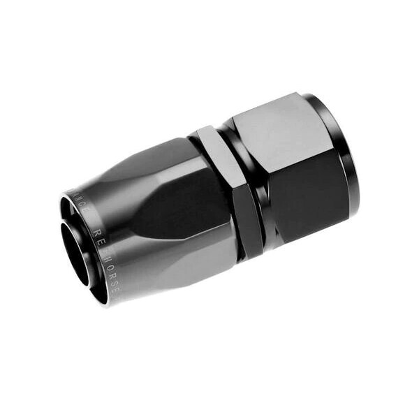 Red Horse Performance -16 STRAIGHT FEMALE ALUMINUM HOSE END - BLACK 1000-16-2 - main